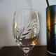 CRISTAL D'ARQUES "Fleury Epi" 6 cooked wine port glasses crystal 7 cl - H 13.5 cm