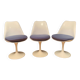 Set of three Tulip chairs, Rudi Bonzanini, Italy, 1970s