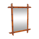 Antique faux bamboo mirror