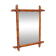 Antique faux bamboo mirror