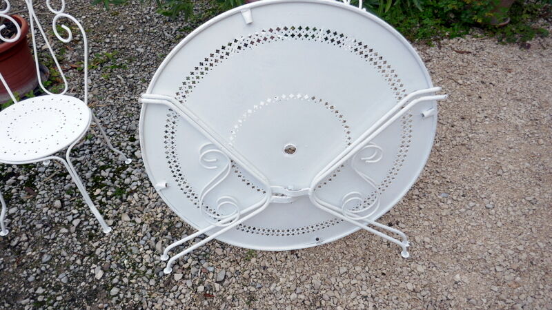 Garden furniture in old wrought iron 5 rooms