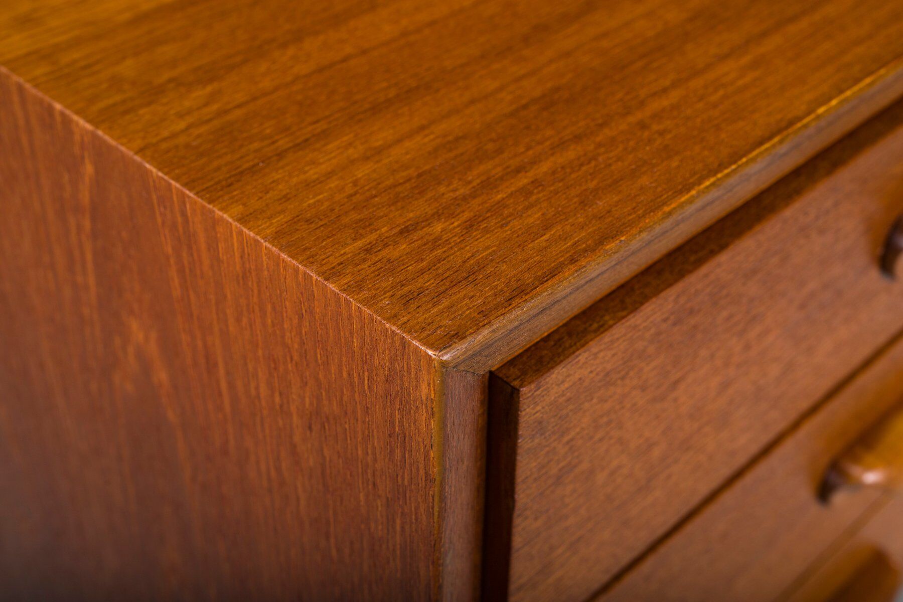 Mid-century modern teak executive desk, Germany, 1960s