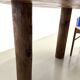 Table ronde années 50 constructiviste noyer