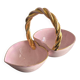 heart-shaped pocket dish in earthenware from Louviers