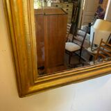 Vintage Louis Philippe mirror with antique gold beveled glass
