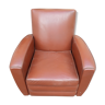 Vintage 50s club chair in skai