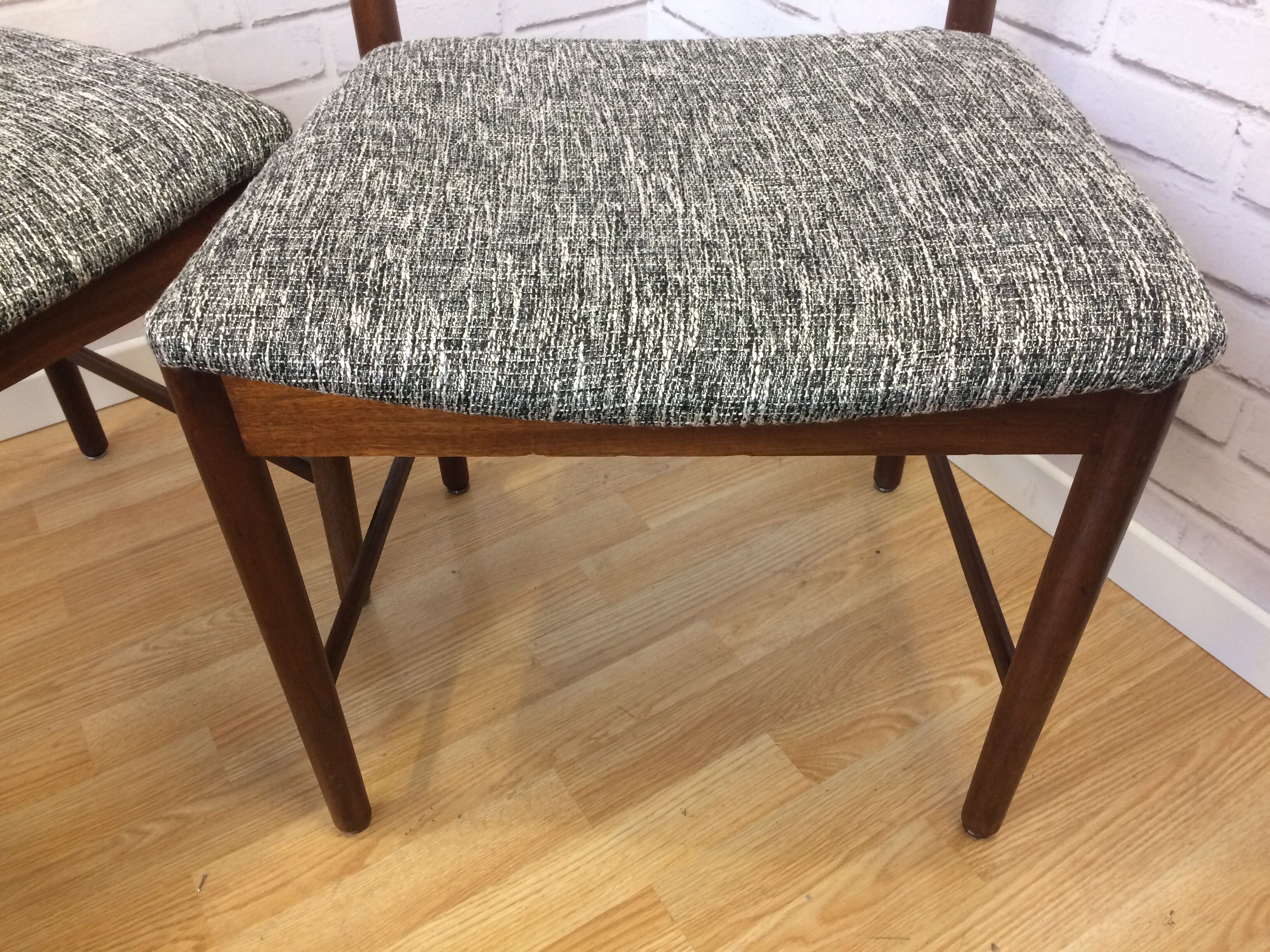 Lot of 2 teak chairs by A.H. McIntosh No.9913