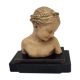 Girl's head in terracotta numbered
