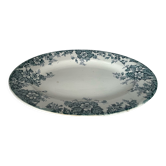 Oval clay dish