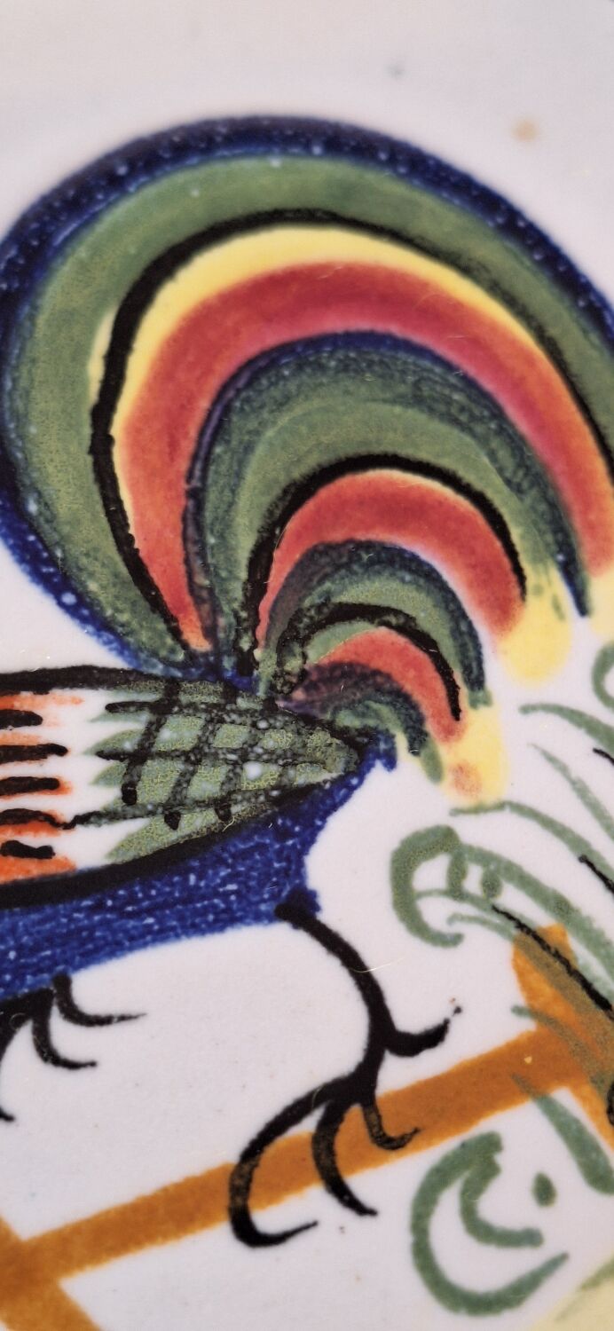 Vintage henriot quimper plate