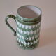 Vintage ceramic beer mug hallstatt austria