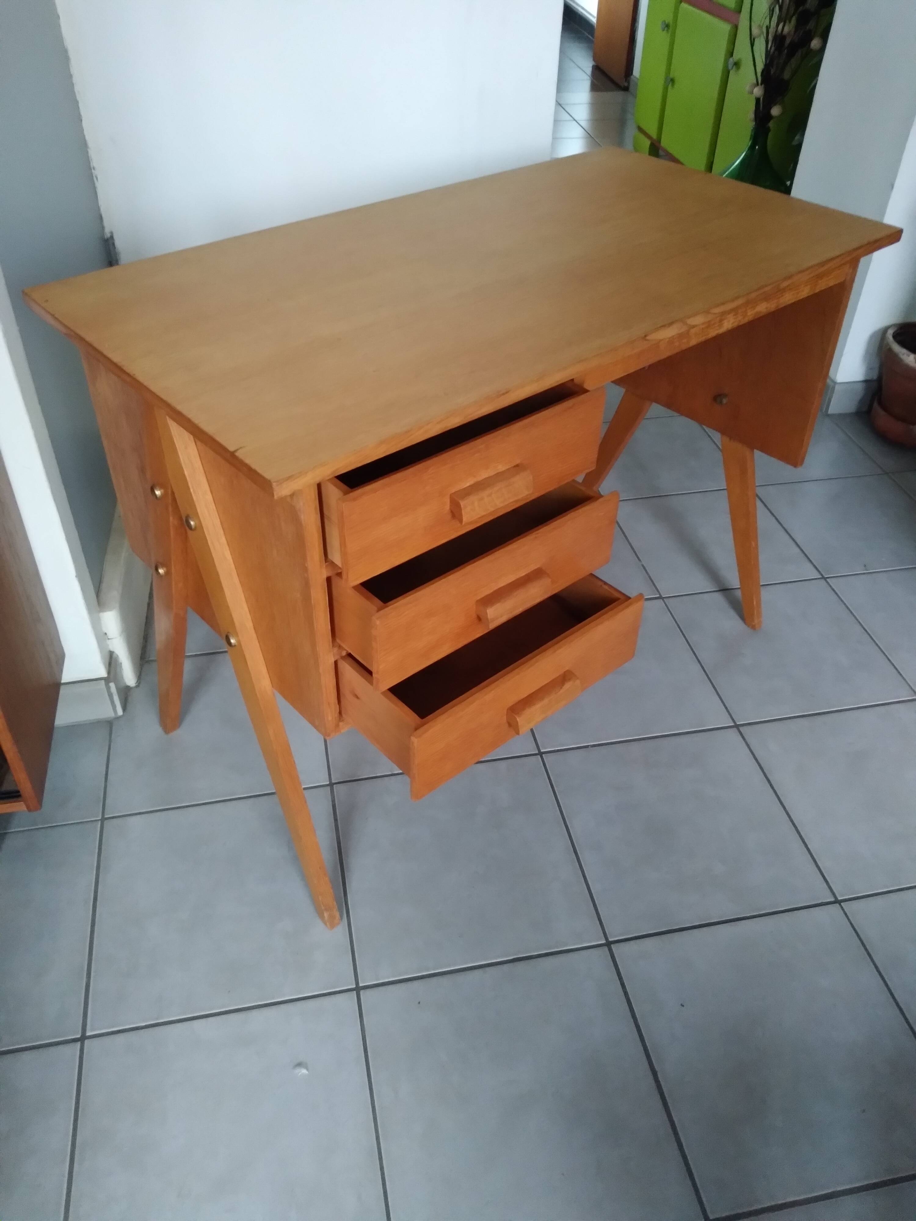 Light oak office 1960