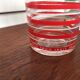 Advertising verres vintage huile croix vertes 60s
