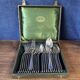Christofle cutlery set model Boréal 24 pieces Silver-plated Metal Art D box