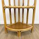 1960s rattan corner shelf