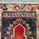 Turkish oushak rug 115x73 cm vintage carpet