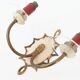 Wall light double metal 1950