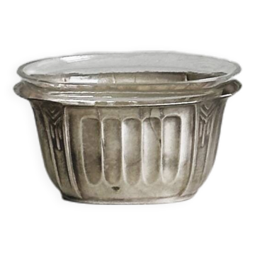 Antique metal salt shaker