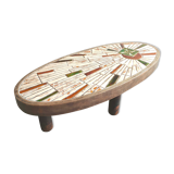 Ceramic coffee table Soleil Vallauris Barrois