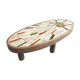 Ceramic coffee table Soleil Vallauris Barrois