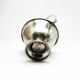 Art Deco sugar bowl, silver-plated brass, Poland, 1920s