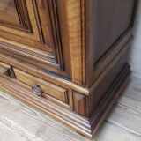 Library display case H234 walnut 19th century