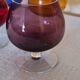 Coloured cognac glasses
