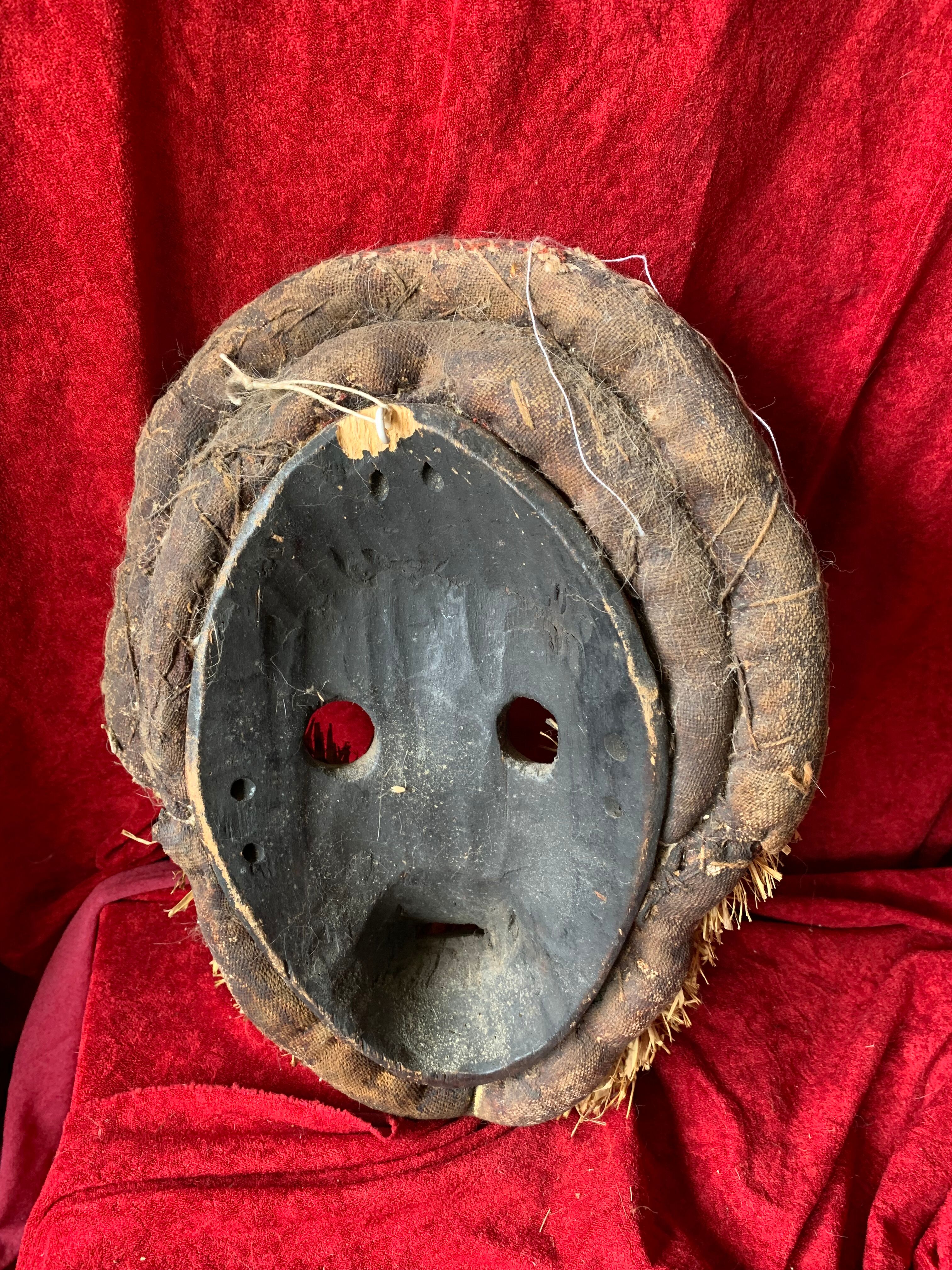 Ancient ceremonial mask ivory coast
