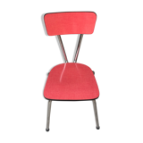 Red vintage formica chair