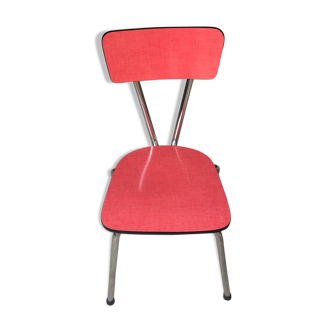 Red vintage formica chair