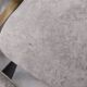 suite of 6 wooden chair and marbled grey white skai