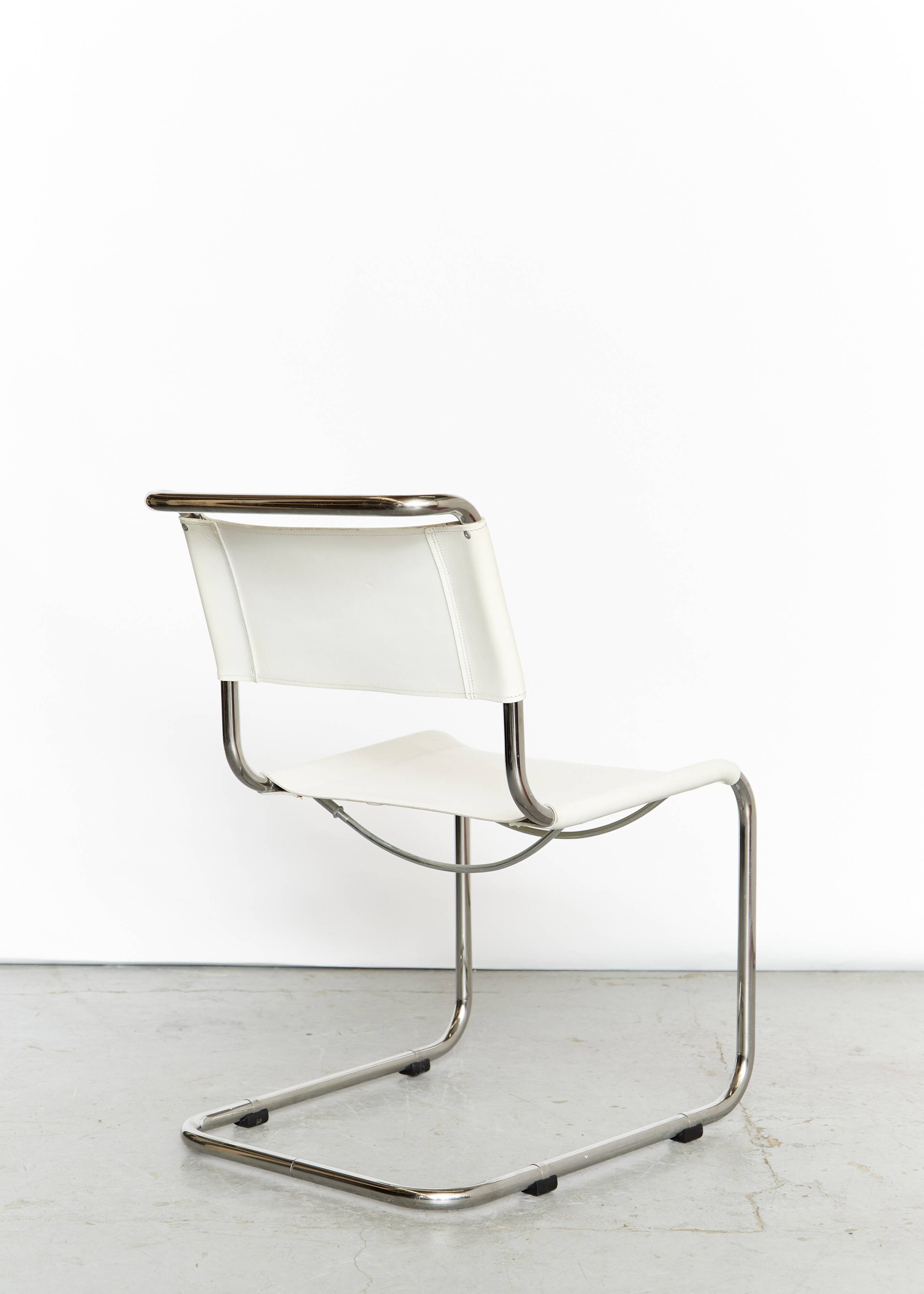 Chaises  S33 Mart Stam Thonet, lot de 4