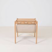 Table d'appoint danoise avec porte-revues par S.P. Jensen pour BRDR Furbo