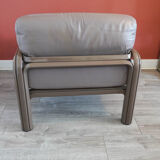 Orsay leather armchair by Gae Aulenty for Knoll