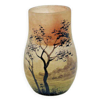 Vase miniature signé Jean-Simon Peynaud ( 1860-1952)