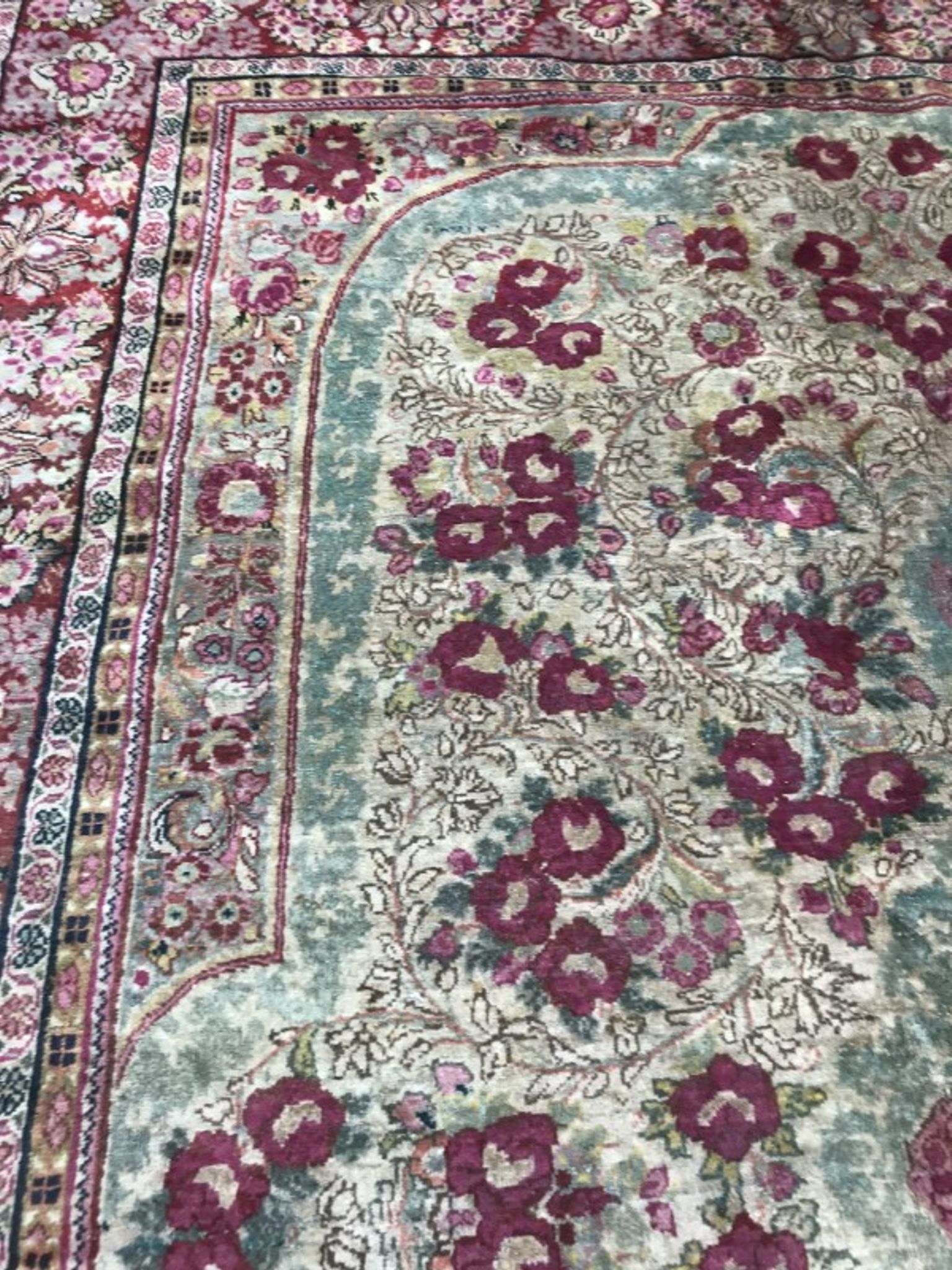 Old Persian rug Mahal handmade 320x420cm