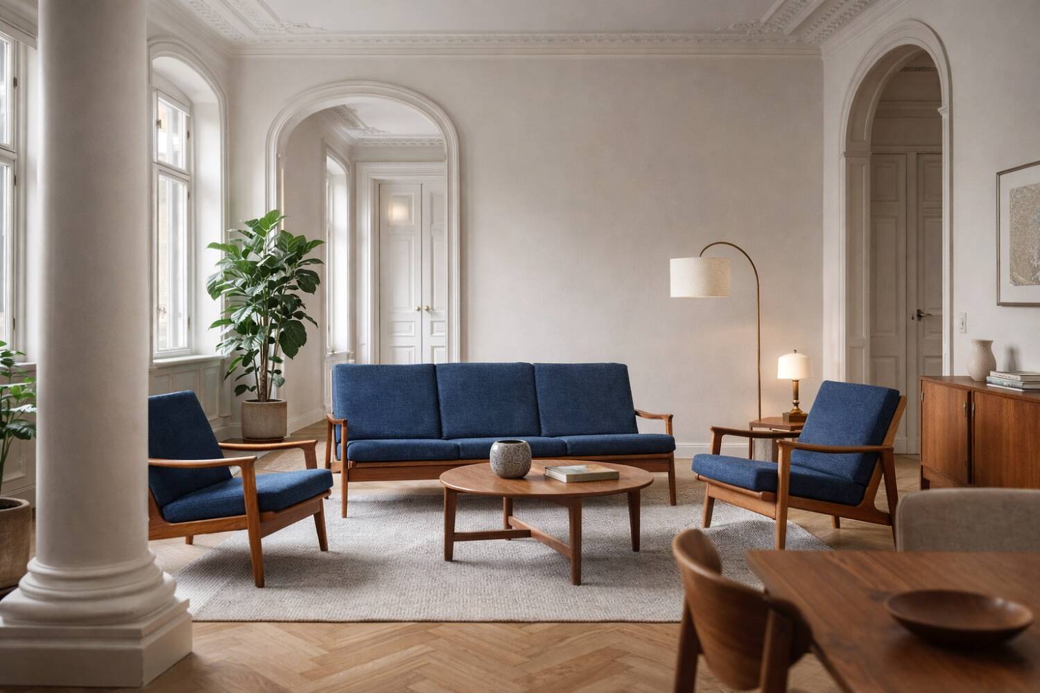 Vintage Mid-Century Australian Modern Teak Sofa & Armchairs by Parker Furniture