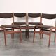 Set of 4 teak dining chairs by Erik Buch for Anderstrup 1950s