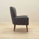 Fauteuil gris, design italien, années 1970, production : Italie