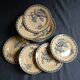 14 dinner plates + 2 "Chardons" dishes from Gien