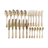 Ménagère Ercuis complete 6*4 silver metal cutlery