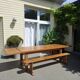 Grande table de ferme avec son banc