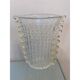 Contemporary handmade multicolors murano glass style vase
