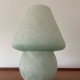 Murano scavo glass mushroom lamp