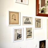 Framed Colgate advertising poster