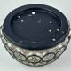 Ceiling light from the 60s and 70s Glashütte Limburg Germany glass & metal