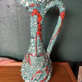 Vase Vallauris fat lava