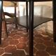 Vintage two-plated round coffee table