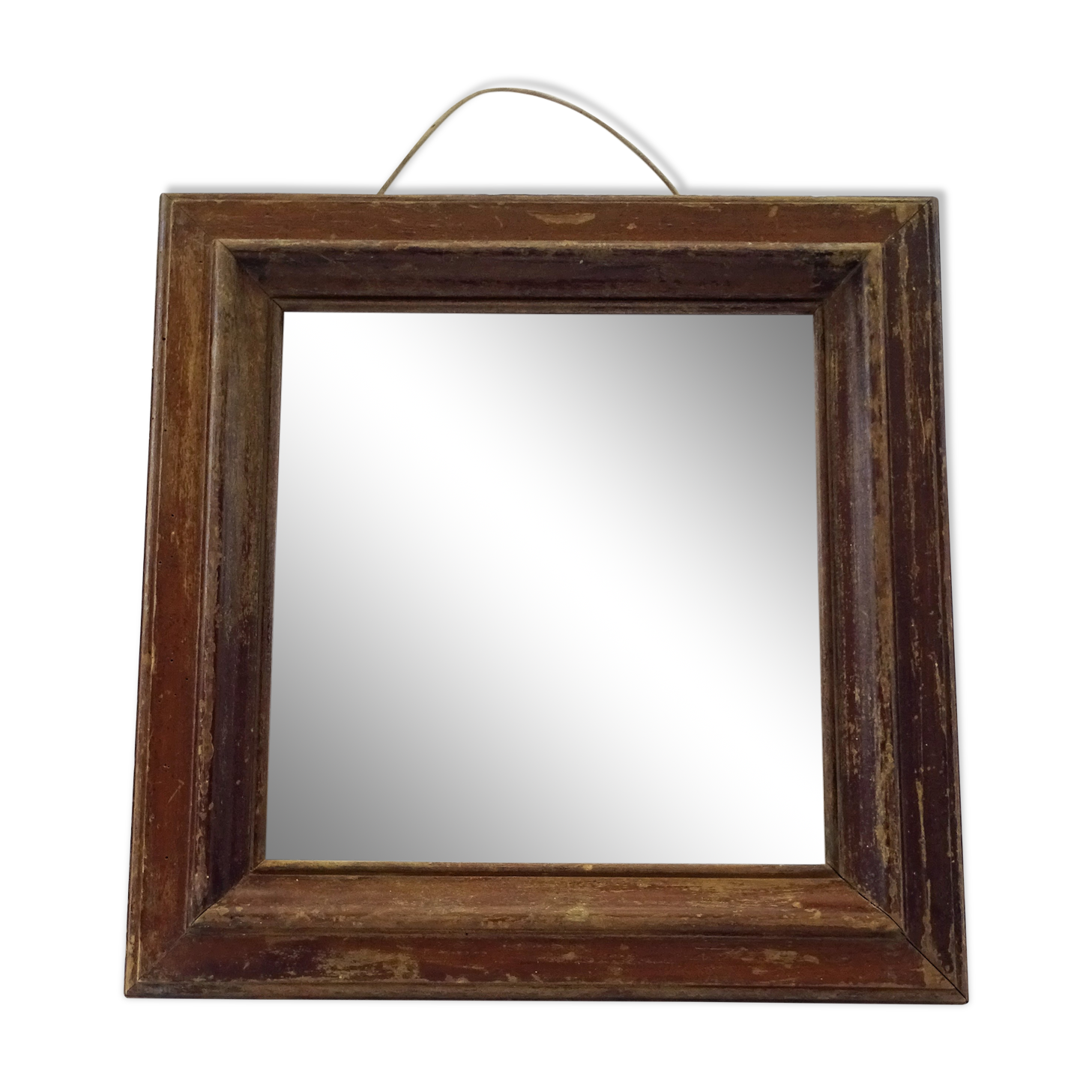 Miroir carré ancien
