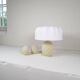 Large modernist mid-century table lamp "Chamotte" Gunnar Nylund Rörstrand, Sweden